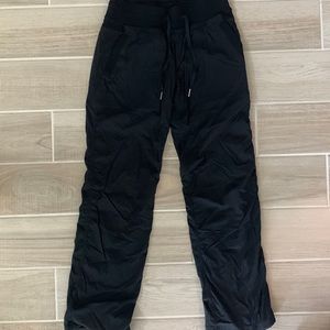 Lululemon Black Lined Dance Studio pants